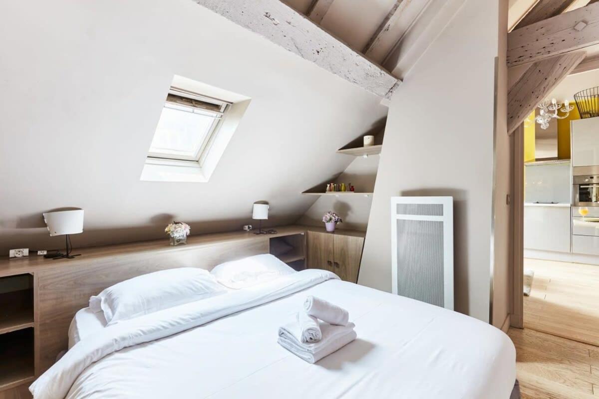 Vosges 1Br Cozy Lejlighed Paris Eksteriør billede