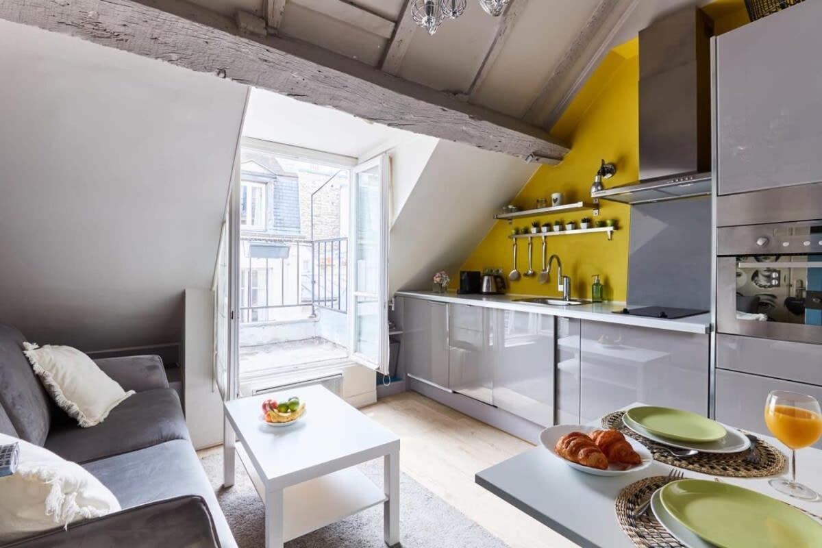 Vosges 1Br Cozy Lejlighed Paris Eksteriør billede