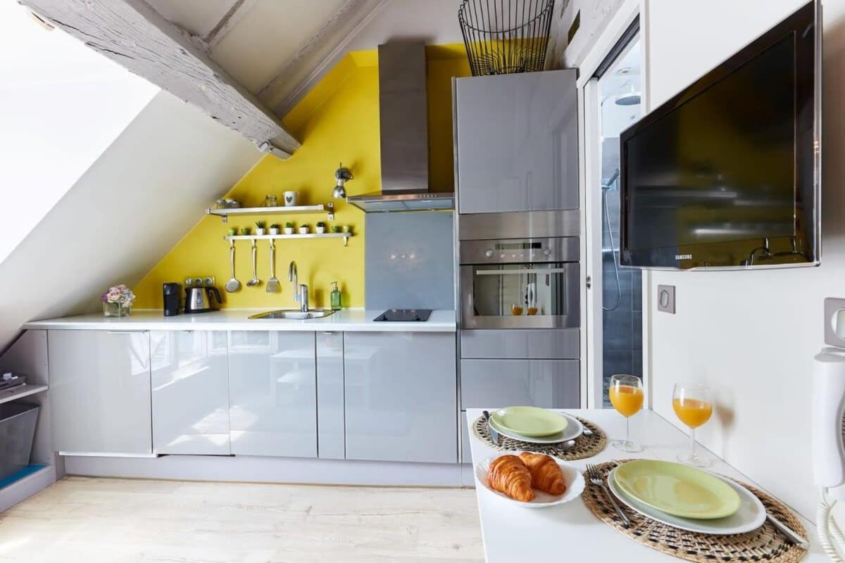 Vosges 1Br Cozy Lejlighed Paris Eksteriør billede